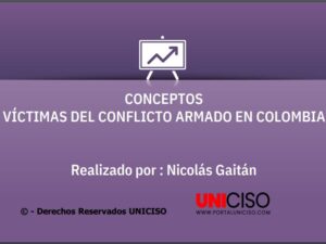CONCEPTOS VÍCTIMAS DEL CONFLICTO ARMADO