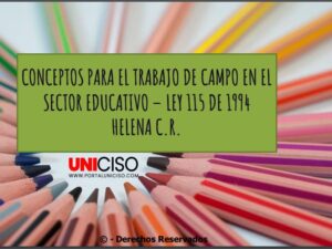 CONCEPTOS DEL SECTOR EDUCATIVO
