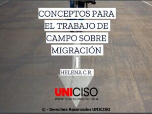 CONCEPTOS BÁSICOS SOBRE MIGRACIÓN