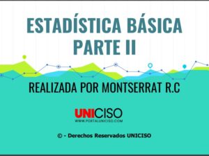 ESTADÍSTICA Y SPSS PARTE II