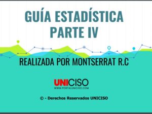 ESTADÍSTICA Y SPSS - PARTE IV