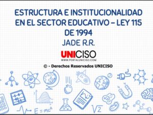 INSTITUCIONALIDAD DEL SECTOR EDUCATIVO