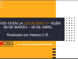 COVID - 19: LOCALIDAD DE SUBA