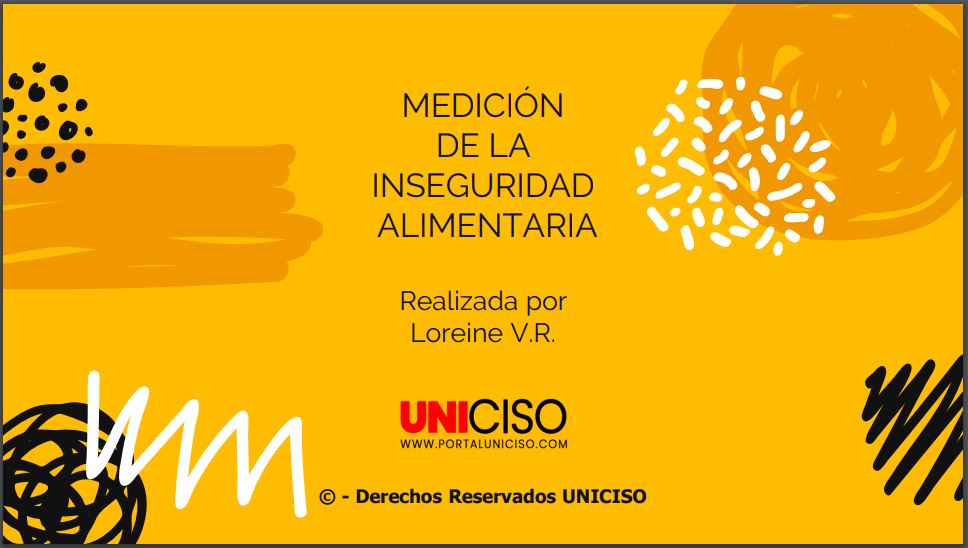MEDICIÓN DE LA INSEGURIDAD ALIMENTARIA