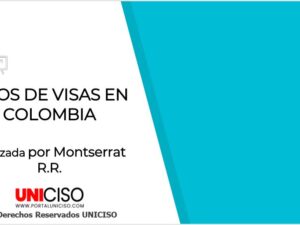 TIPOS DE VISAS EN COLOMBIA