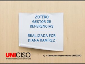 ZOTERO - GESTOR DE REFERENCIAS