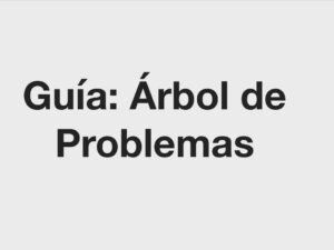 ÁRBOL DE PROBLEMAS