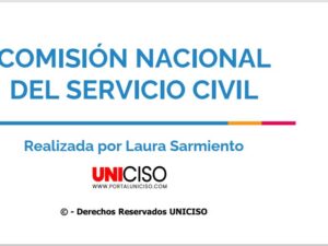 COMISIÓN NACIONAL DEL SERVICIO CIVIL