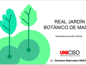 REAL JARDÍN BOTÁNICO DE MADRID