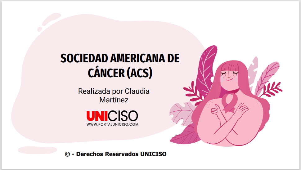 SOCIEDAD AMERICANA DEL CÁNCER - ACS