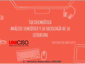 ANÁLISIS SEMIÓTICO Y SOCIOLOGÍA DE LA LITERATURA