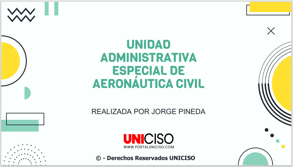 UNIDAD ADMINISTRATIVA ESPECIAL DE AERONÁUTICA CIVIL