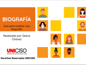 BIOGRAFÍA - GUÍA PARA REALIZAR UNA BIOGRAFÍA