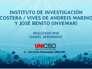 INSTITUTO DE INVESTIGACIÓN COSTERA / VIVES DE ANDREIS MARINO Y JOSÉ BENITO (INVEMAR)