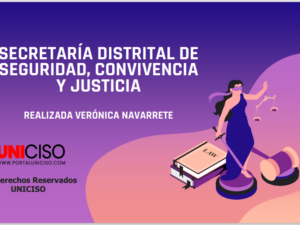 SECRETARÍA DISTRITAL DE SEGURIDAD, CONVIVENCIA Y JUSTICIA
