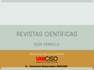 REVISTAS CIENTÍFICAS
