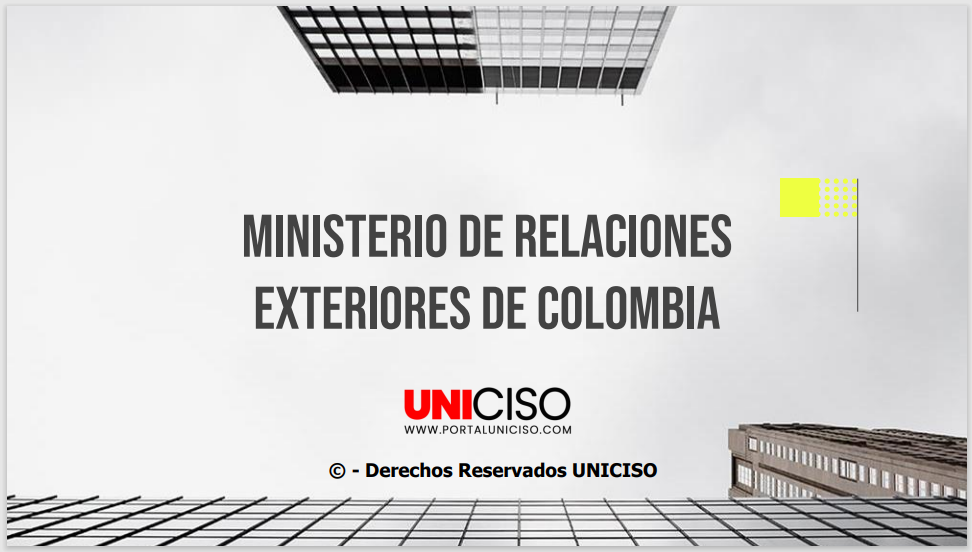 MINISTERIO DE RELACIONES EXTERIORES