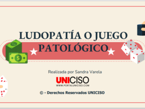 LUDOPATÍA O JUEGO PATOLÓGICO