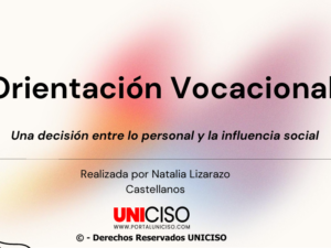 ORIENTACIÓN VOCACIONAL