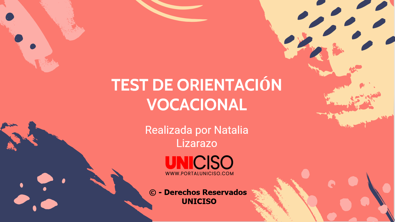 TEST DE ORIENTACIÓN VOCACIONAL